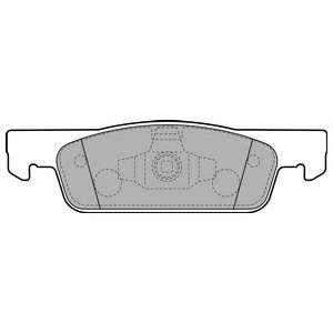 Комплект тормозных колодок, дисковый тормоз