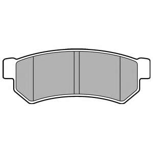 Колодки тормозные (задние) Chevrolet Lacetti/Nubira 05-/Daewoo Nubira 97-