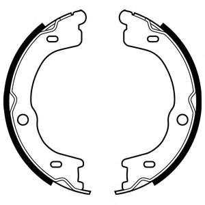 Комплект тормозных колодок, стояночная тормозная система