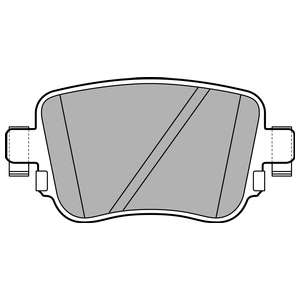 Колодки тормозные (задние) Audi Q3/Skoda Octavia/Seat Leon/VW Golf/Sharan 12-/Passat B8/Caddy IV 14-