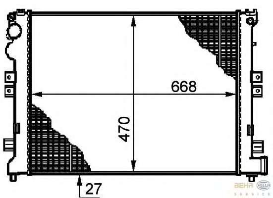 Радиатор, охлаждение двигателя