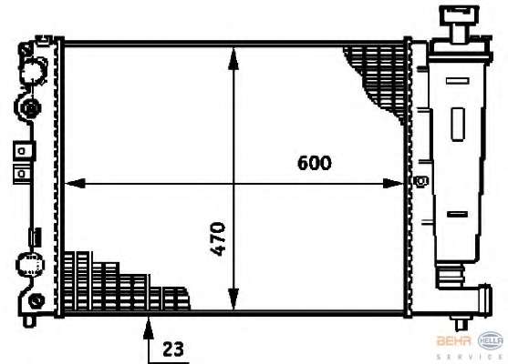 Радиатор, охлаждение двигателя