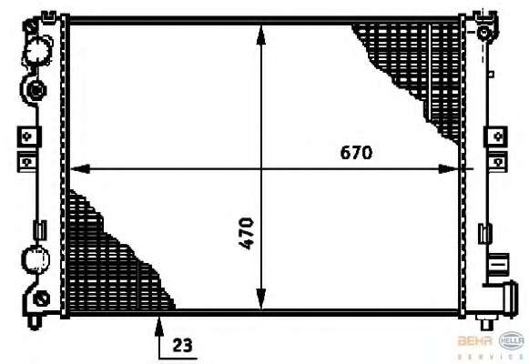 Радиатор, охлаждение двигателя