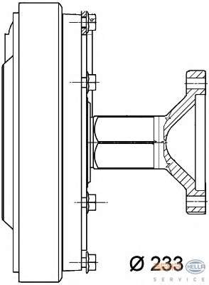 Сцепление, вентилятор радиатора