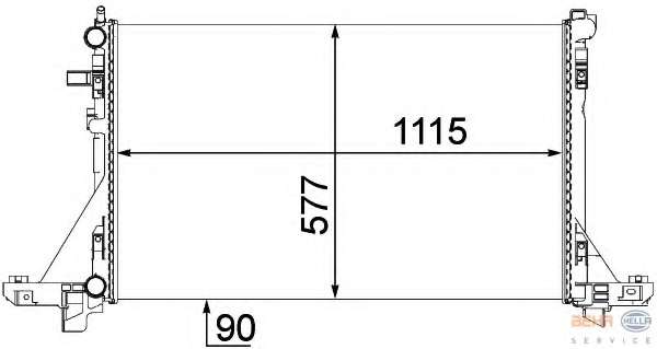 Радиатор, охлаждение двигателя