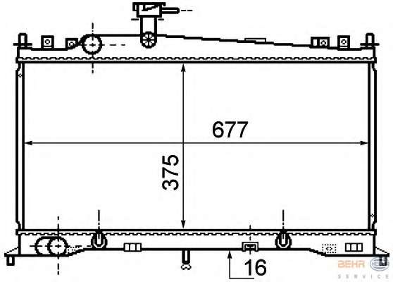 Радиатор, охлаждение двигателя