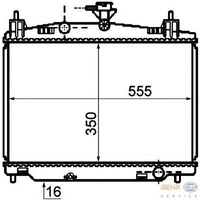 Радиатор, охлаждение двигателя