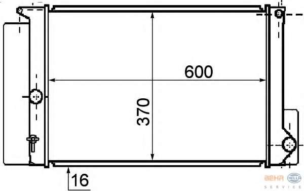 Радиатор, охлаждение двигателя