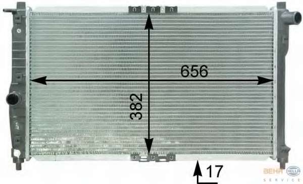 Радиатор, охлаждение двигателя