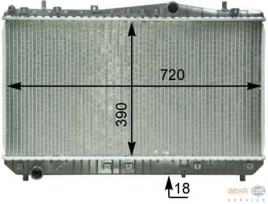 Радиатор, охлаждение двигателя