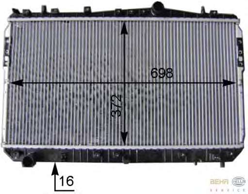 Радиатор, охлаждение двигателя