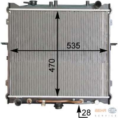 Радиатор, охлаждение двигателя