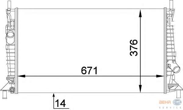 Радиатор, охлаждение двигателя