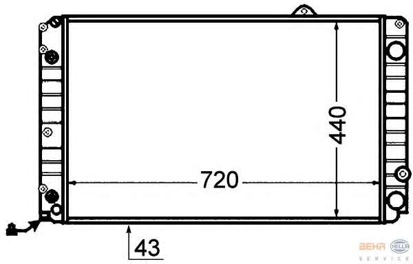 Радиатор, охлаждение двигателя