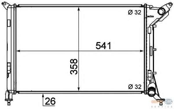 Радиатор, охлаждение двигателя
