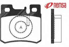 Комплект тормозных колодок, дисковый тормоз