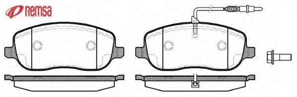 Комплект тормозных колодок, дисковый тормоз