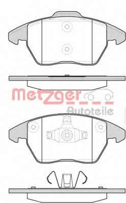 Комплект тормозных колодок, дисковый тормоз