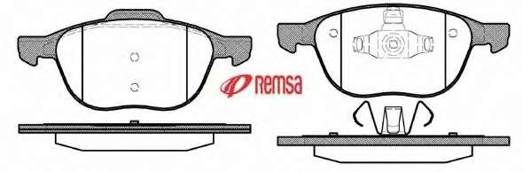 Комплект тормозных колодок, дисковый тормоз