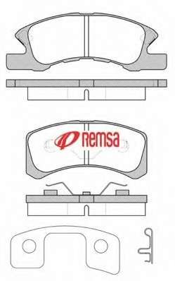 Комплект тормозных колодок, дисковый тормоз