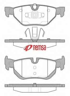 Комплект тормозных колодок, дисковый тормоз