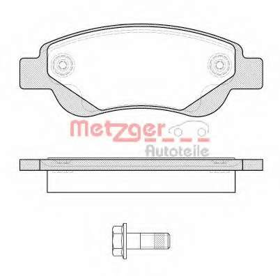 Комплект тормозных колодок, дисковый тормоз