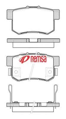 Комплект тормозных колодок, дисковый тормоз