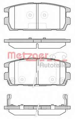 Комплект тормозных колодок, дисковый тормоз
