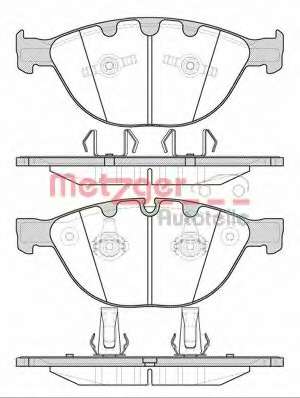 Комплект тормозных колодок, дисковый тормоз