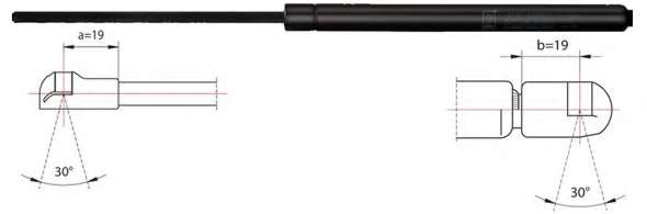 Газовая пружина, крышка багажник. Газовая пружина, капот