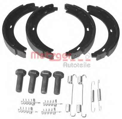 Комплект тормозных колодок, стояночная тормозная система