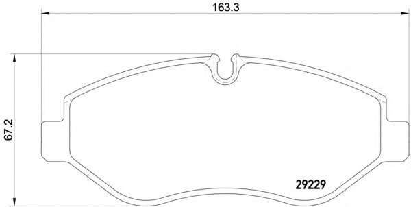 Комплект тормозных колодок, дисковый тормоз