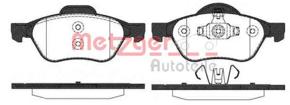 Комплект тормозных колодок, дисковый тормоз