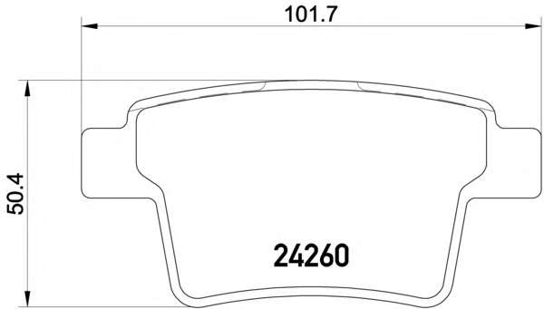 Колодки гальмівні задні, E73994 To VIN J04730, [X400