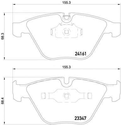 Комплект тормозных колодок, дисковый тормоз