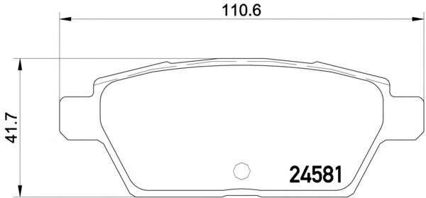 КОЛОДКИ ГАЛЬМІВНІ задн