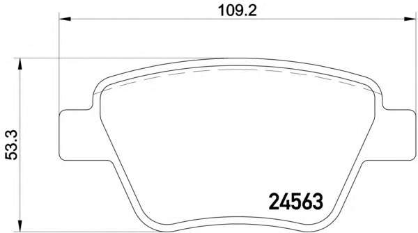 Гальмівні колодки зад. Audi A3/Seat Leon/Skoda Octavia, Superb, Yeti / VW Golf VI, Scirocco