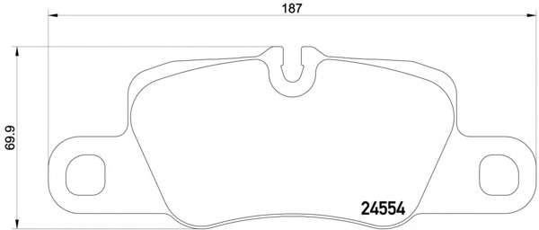 Комплект тормозных колодок, дисковый тормоз