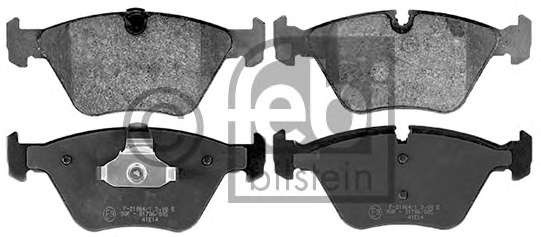 Комплект тормозных колодок, дисковый тормоз