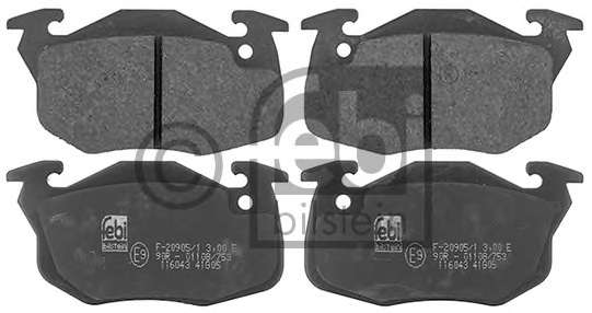 Комплект тормозных колодок, дисковый тормоз