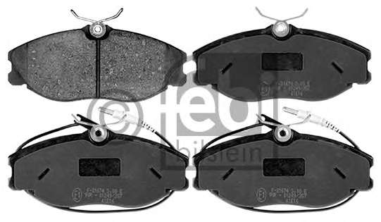 Комплект тормозных колодок, дисковый тормоз