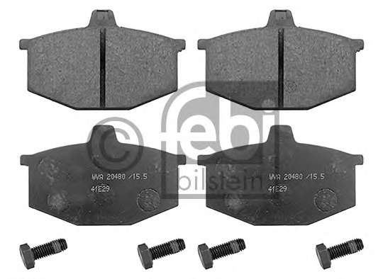 Комплект тормозных колодок, дисковый тормоз