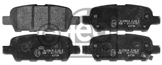 Комплект тормозных колодок, дисковый тормоз