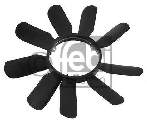 Крыльчатка вентилятора, охлаждение двигателя