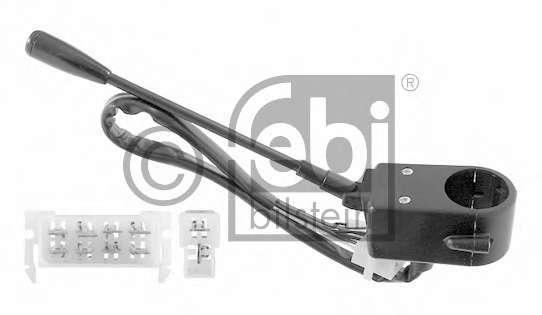 Выключатель, головной свет. Мигающий указатель. Выключатель на колонке рулевого управления. Выключатель, звуковой сигнал