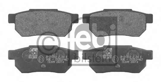 Комплект тормозных колодок, дисковый тормоз