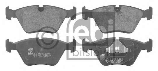 Комплект тормозных колодок, дисковый тормоз