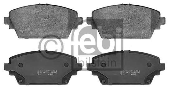 Комплект тормозных колодок, дисковый тормоз