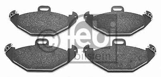 Комплект тормозных колодок, дисковый тормоз