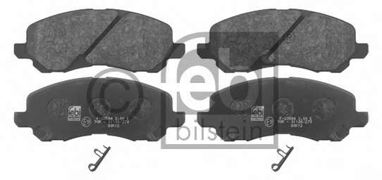 Комплект тормозных колодок, дисковый тормоз